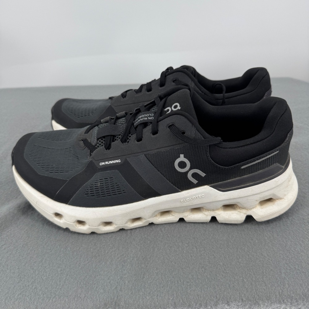 On Cloudrunner 2 Mens 10.5 Wide 2E Running Shoes Eclipse Black 3ME10320264